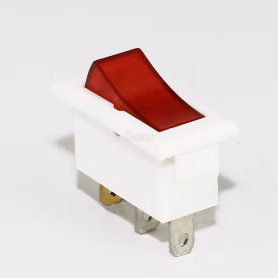 15A T85 Red Button Illuminated 3 Pin LED Kcd3-20-101n Rocker Switch