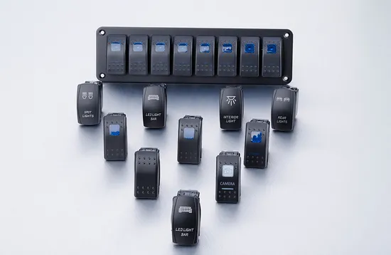 Dpdt on-on-off 4p Non-Illuminated Waterproof Carling Rocker Marine Switches