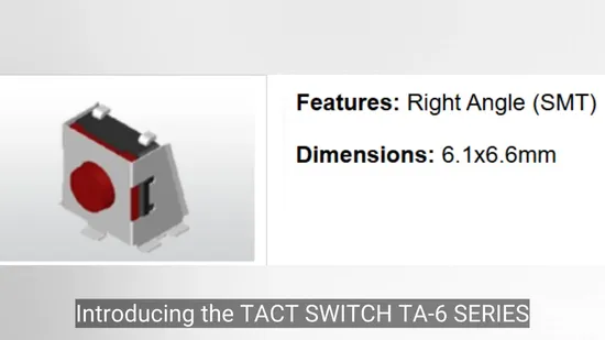 Push Button Switch Tht Tact Switch Push Switch for PCB (TS-1102)