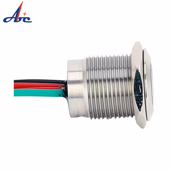 16mm Waterproof Momentary Outdoor Tact Touch Switch with LED Lights