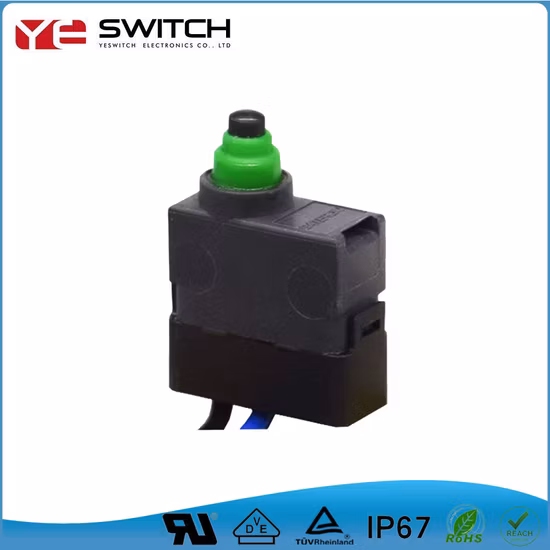 IP67 Waterproof Electronic LED Illuminated Toggle Rocker Switch Push Button Micro Switch for Auto Parts