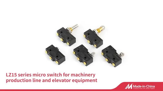 Lema Short Hinge Metal Roller Lever CE Approvals Lz15-Gw22m-B Micro Switch