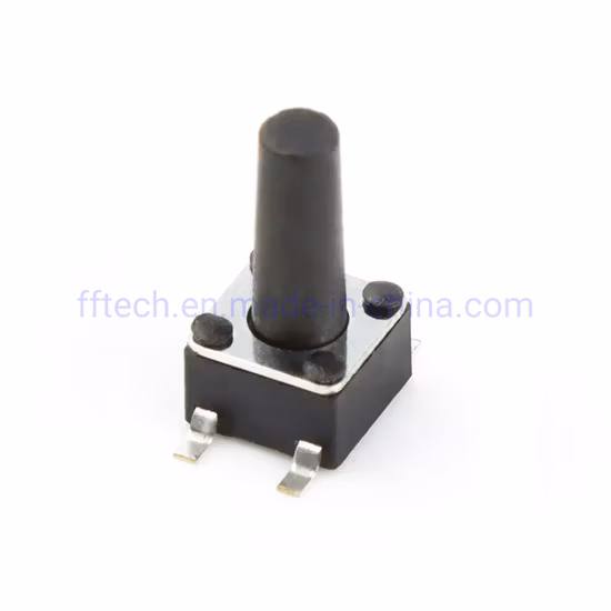Hot Selling Ultraminiature SMT Tact Switch 4.5* 4.5mm PCB Multiple Actuator SMD Micro Tactile Switch